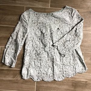H & M Sage Blouse